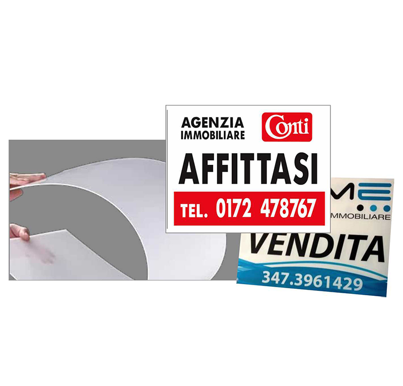 Cartelli in polipropilene 40 pz
